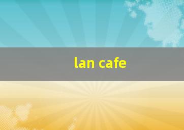 lan cafe